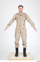  Photos Army Man in Camouflage uniform 11 21th century Army Desert uniform whole body 0001.jpg